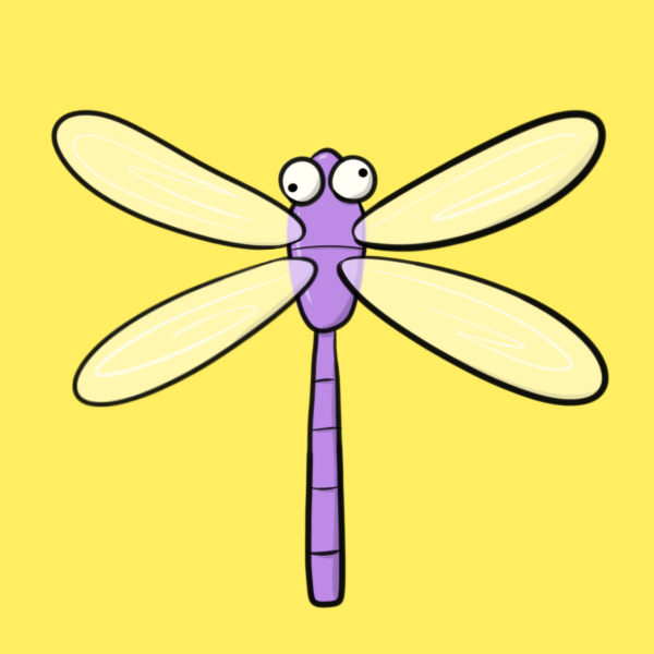 Dragonfly yellow